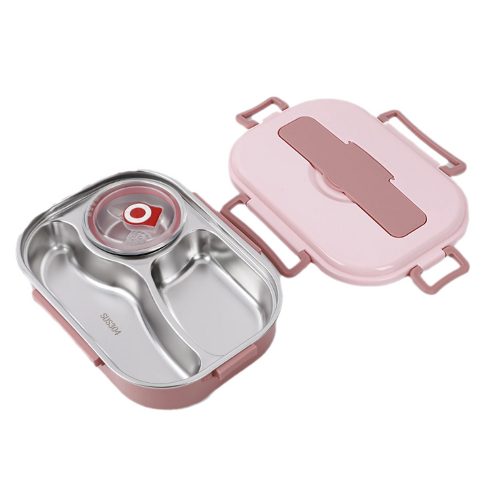 Stainless Steel Bento Lunch Box Compartments Noxord