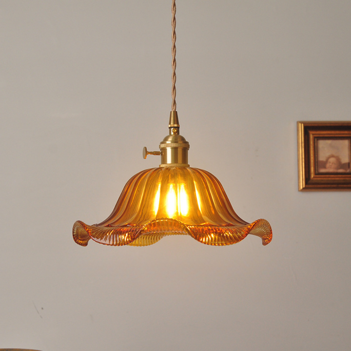Vintage Glass Pendant Ceiling Lamp Noxord