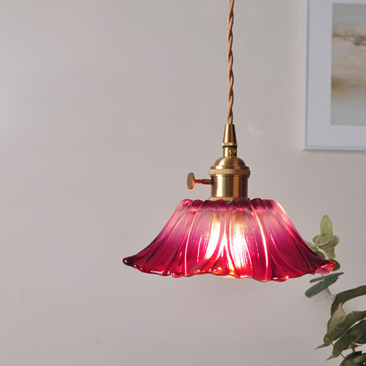 Vintage Glass Pendant Ceiling Lamp Noxord
