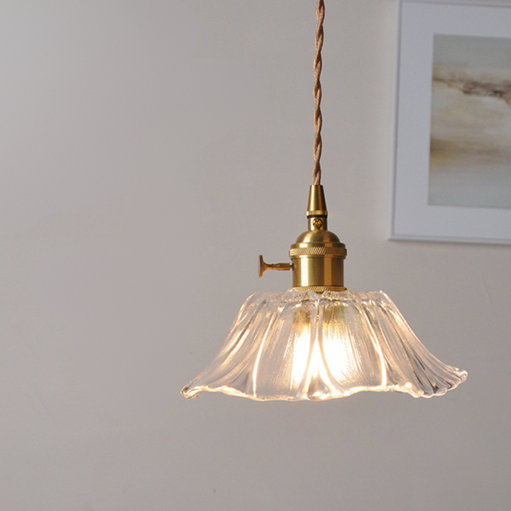 Vintage Glass Pendant Ceiling Lamp Noxord