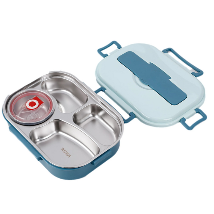 Stainless Steel Bento Lunch Box Compartments Noxord