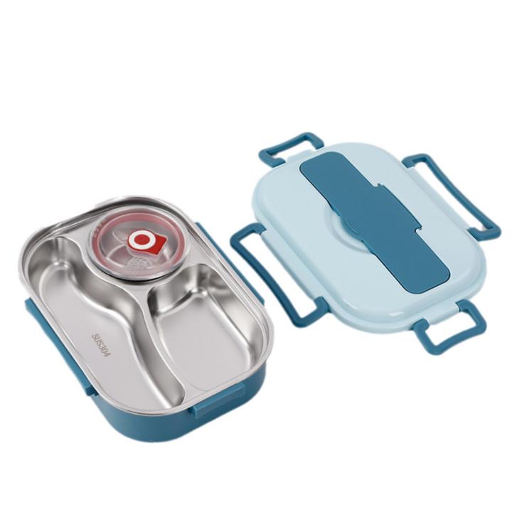 Stainless Steel Bento Lunch Box Compartments Noxord