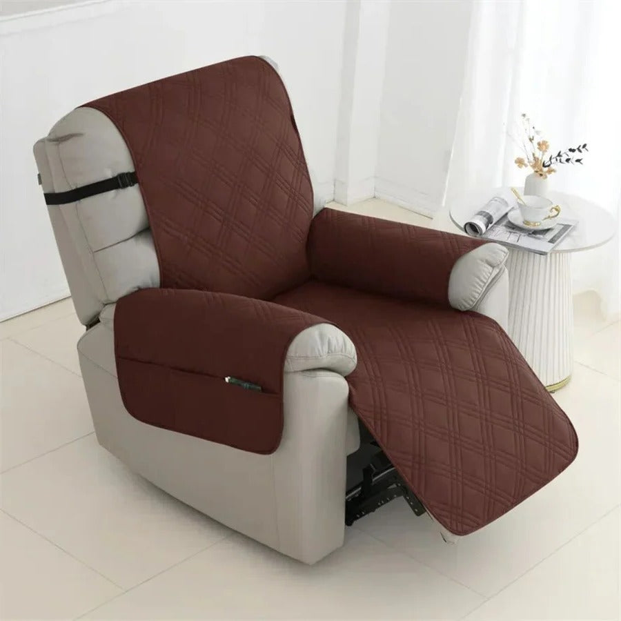 Kalsten | Waterproof Quilted Recliner Arm Chair Slip Cover
