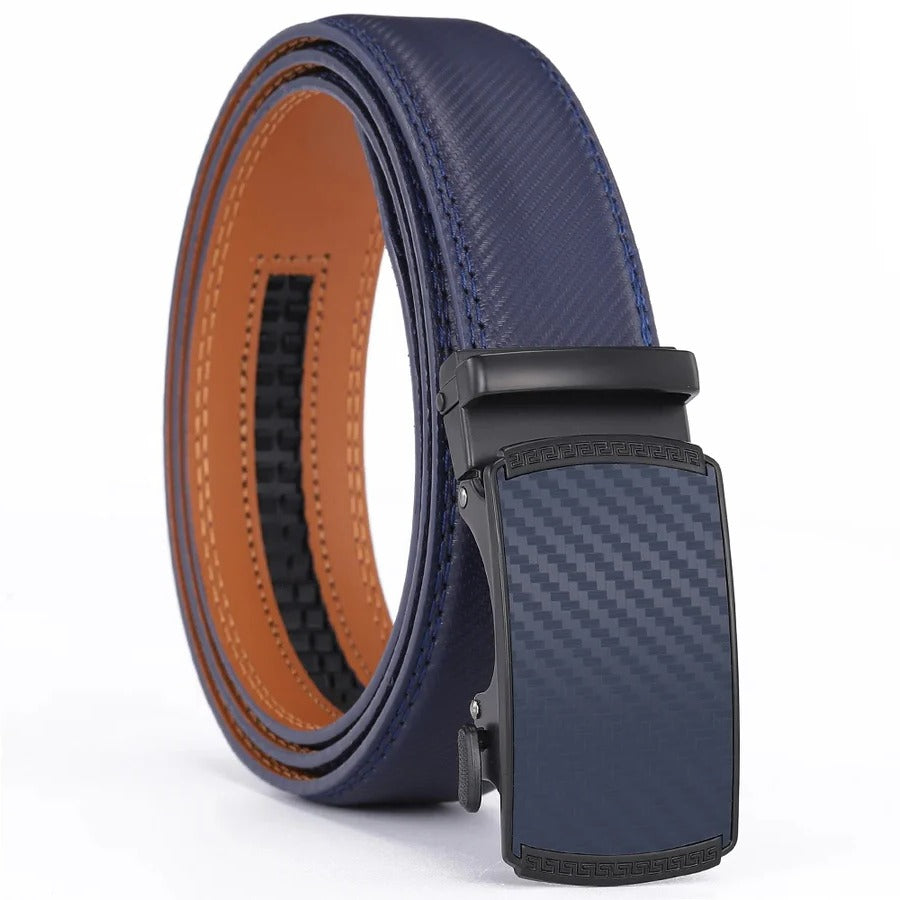 Kalsten | Men's Leather Belt with Automatic Buckle