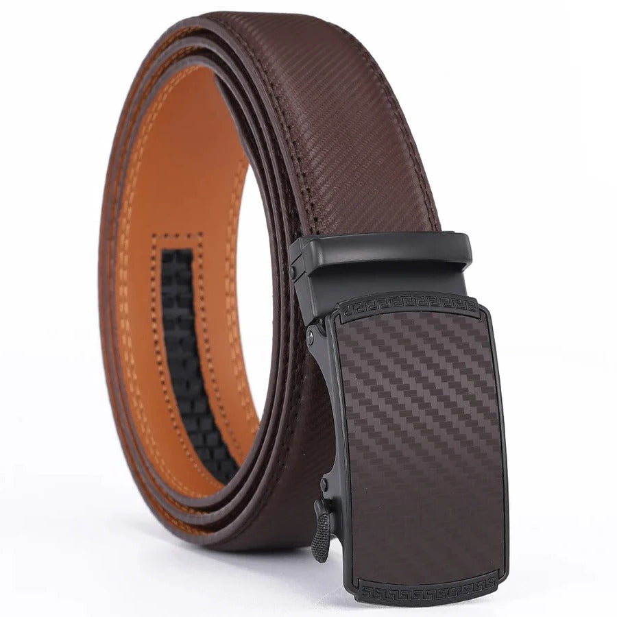 Kalsten | Men's Leather Belt with Automatic Buckle
