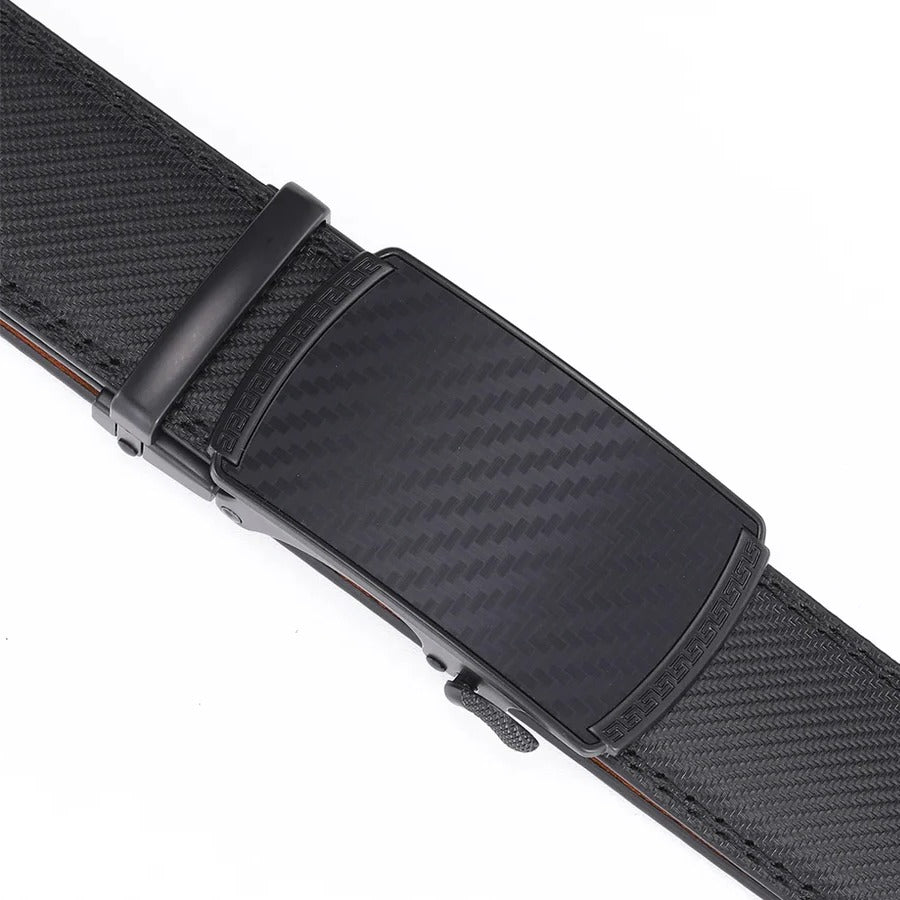 Men’s Leather Belt with Automatic Buckle