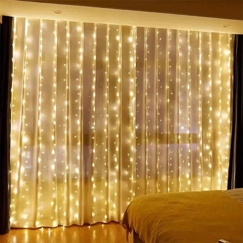 Noxord | Curtain LED Lights with Remote, USB Powered