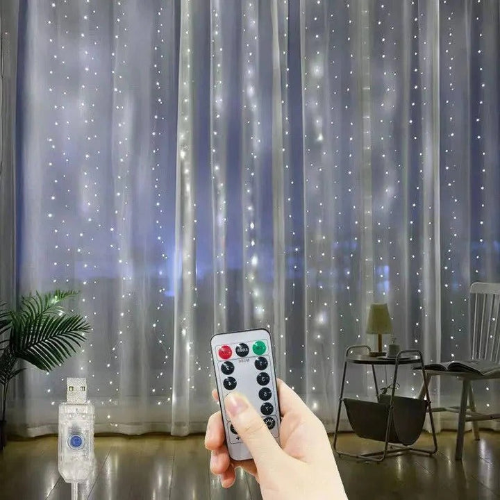 Noxord | Curtain LED Lights with Remote, USB Powered