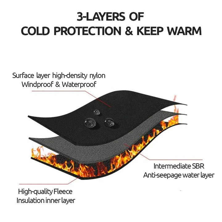 Unisex Heated Thermal Gloves for Winter Outdoors