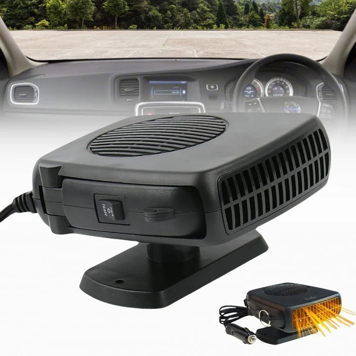 Portable 12V Ceramic Car Heater & Defroster (150W/300W)