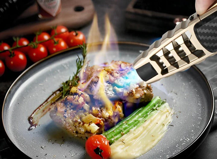 Kalsten | Adjustable Flame Torch Lighter – Blue Flame for Kitchen & Outdoor Use