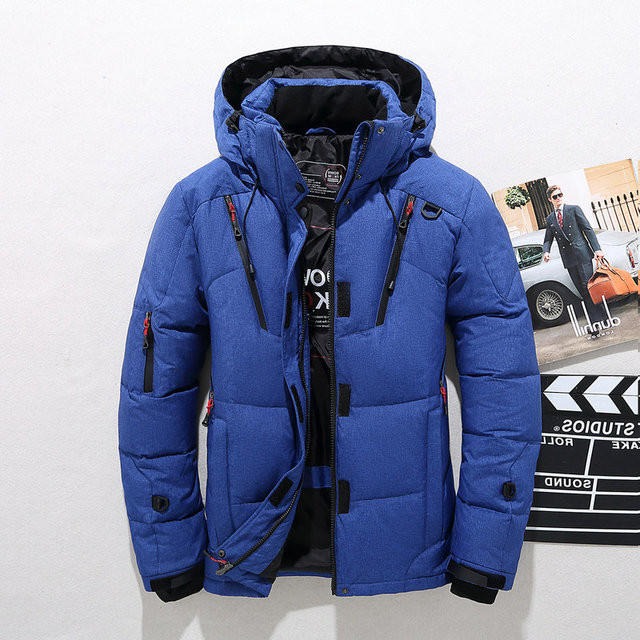 Kalsten | Insulated Duck Down Jacket – Removable Hood Winter Zip Coat