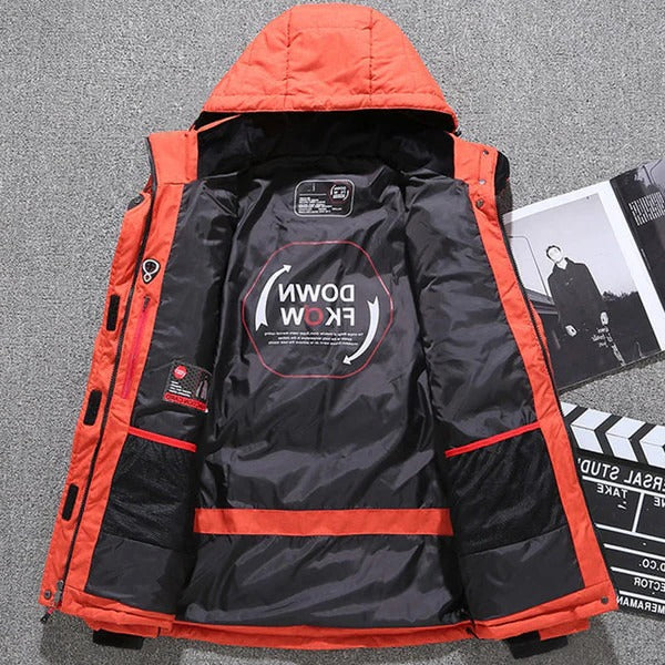 Kalsten | Insulated Duck Down Jacket – Removable Hood Winter Zip Coat