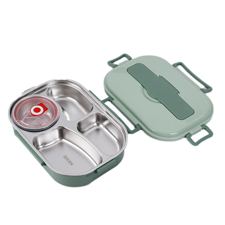 Stainless Steel Bento Lunch Box Compartments Noxord