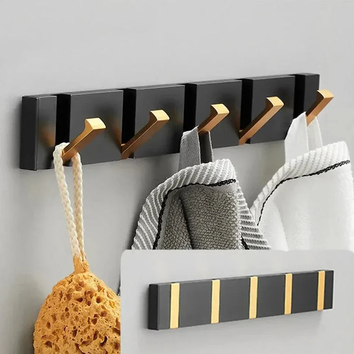 Kalsten | Elegant Stainless Steel Wall Hooks – Foldable, Space-Saving Hook for Bathrooms and Living Spaces