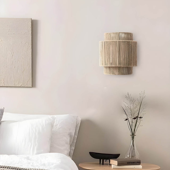 Minimalist Rope LED Wall Lamp – Warm Light