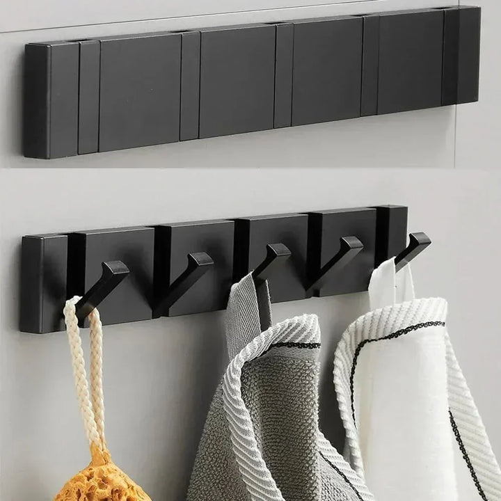Kalsten | Elegant Stainless Steel Wall Hooks – Foldable, Space-Saving Hook for Bathrooms and Living Spaces