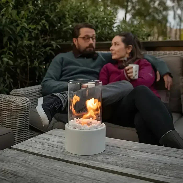 Kalsten | Trendy & Portable Table Fire Lantern - GlowLuxe