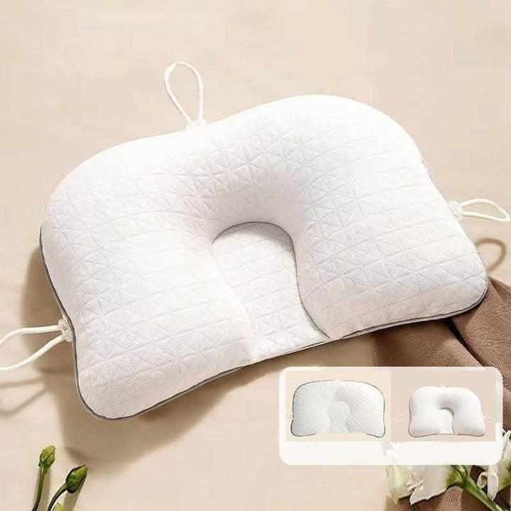 Kalsten | Baby Pillow with Memory Foam and Cotton Cover, Portable Infant Support Cushion