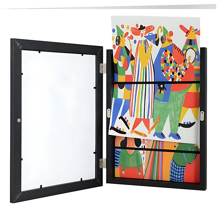 Wooden Hinged Art Display Photo Frame Noxord