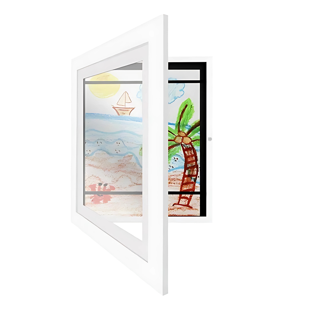 Wooden Hinged Art Display Photo Frame Noxord