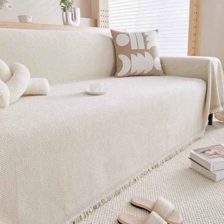 Durable Chenille Sofa Cover Noxord