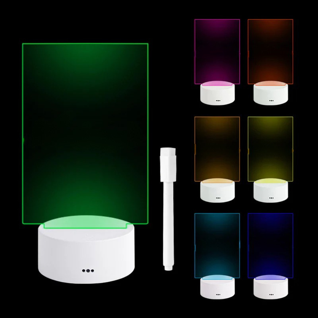 LED Acrylic Message Board Light Noxord