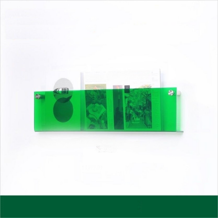 Kalsten | Wall Shelf Clear Acrylic Magazine Holder