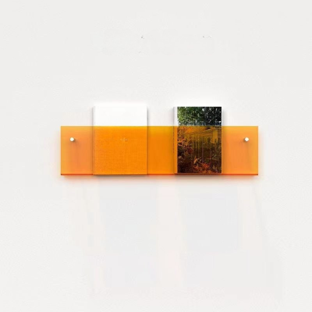 Kalsten | Wall Shelf Clear Acrylic Magazine Holder