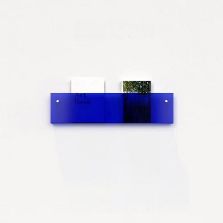 Kalsten | Wall Shelf Clear Acrylic Magazine Holder