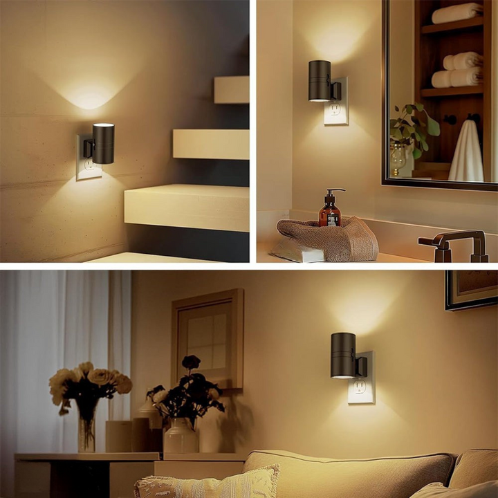 Plug-In Motion Sensor Wall Lamp Noxord