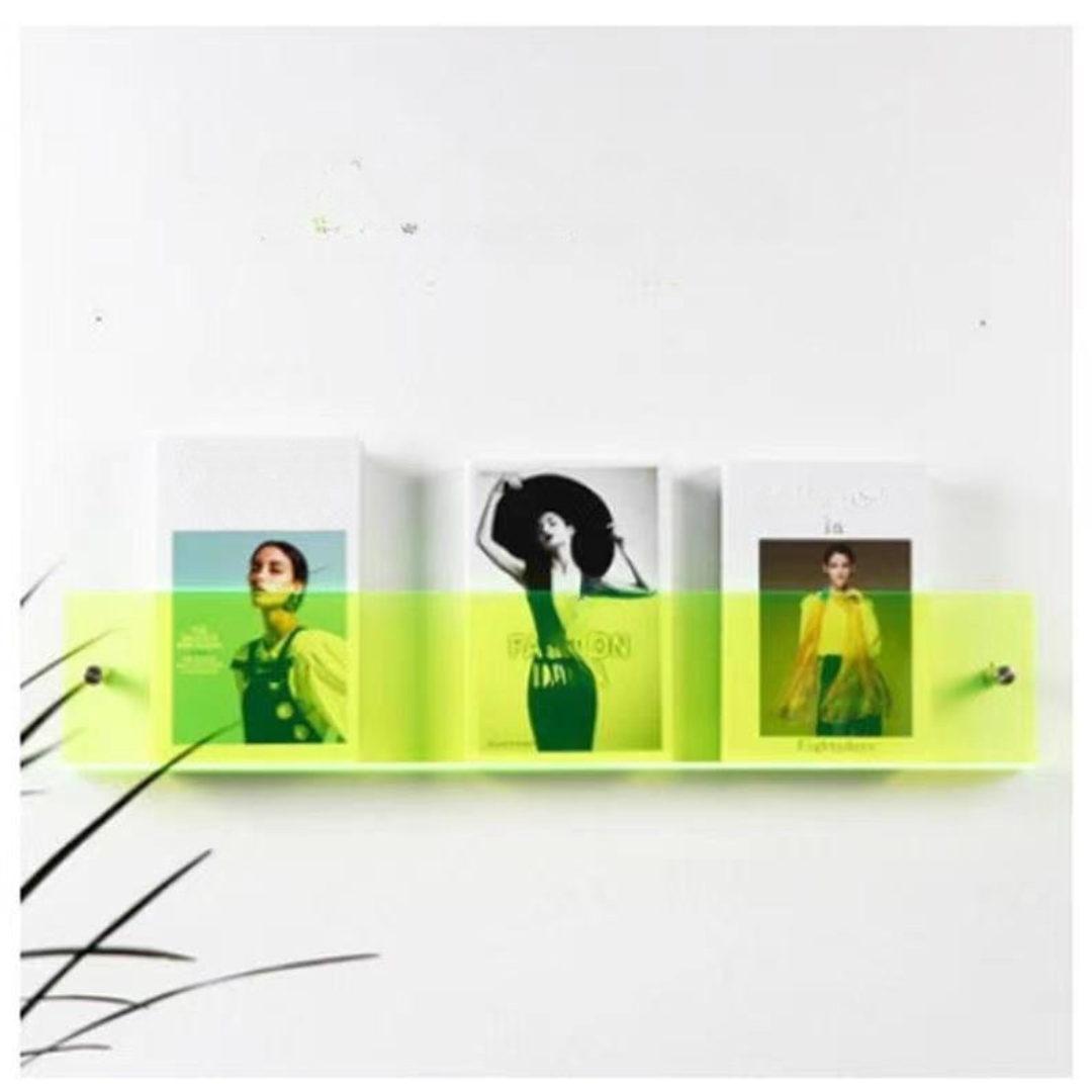 Kalsten | Wall Shelf Clear Acrylic Magazine Holder