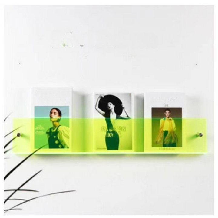 Kalsten | Wall Shelf Clear Acrylic Magazine Holder