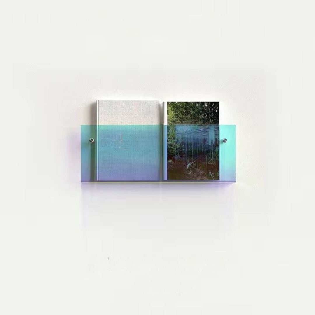 Kalsten | Wall Shelf Clear Acrylic Magazine Holder