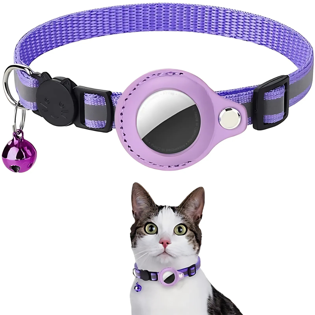 Cat Collar with Bell and GPS Holder Noxord