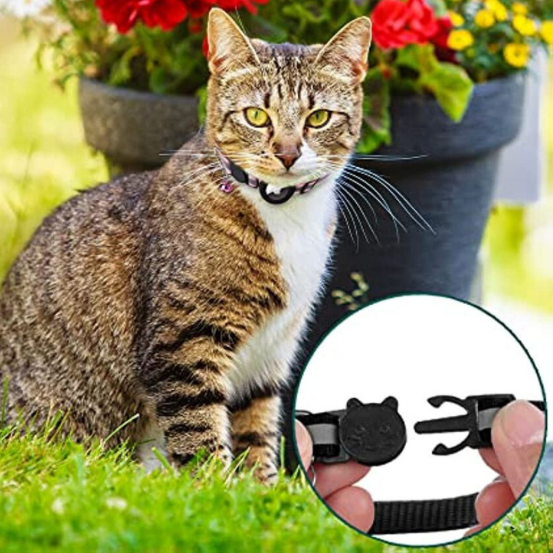 Cat Collar with Bell and GPS Holder Noxord