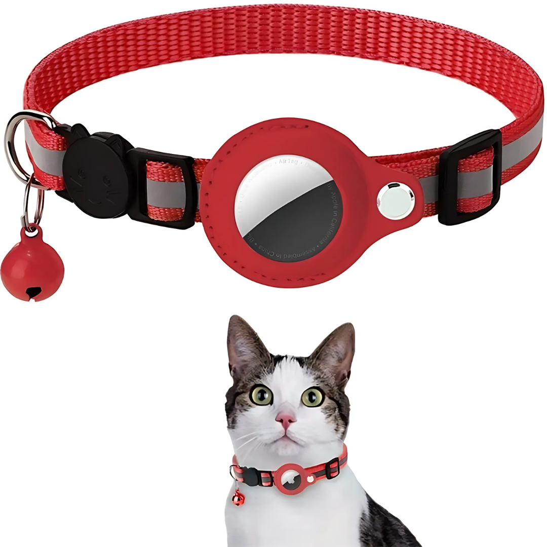 Cat Collar with Bell and GPS Holder Noxord