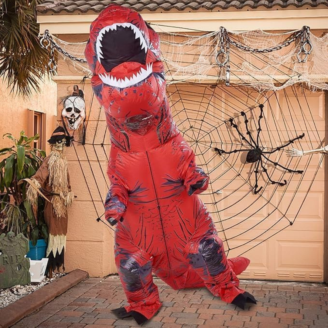 Unisex Inflatable Dinosaur Halloween Costume Full Body Noxord