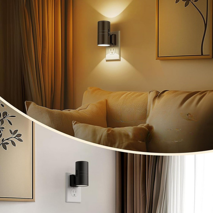 Plug-In Motion Sensor Wall Lamp Noxord
