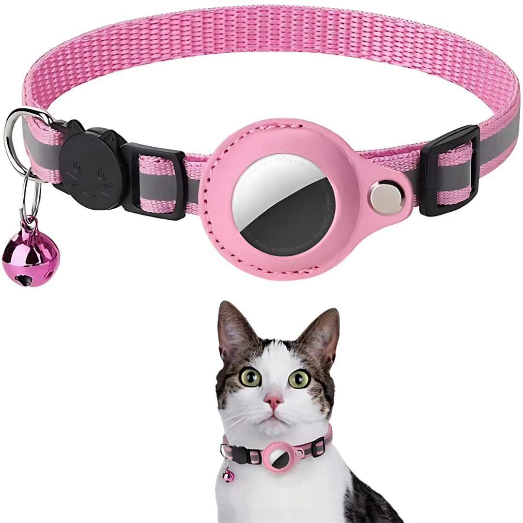 Cat Collar with Bell and GPS Holder Noxord