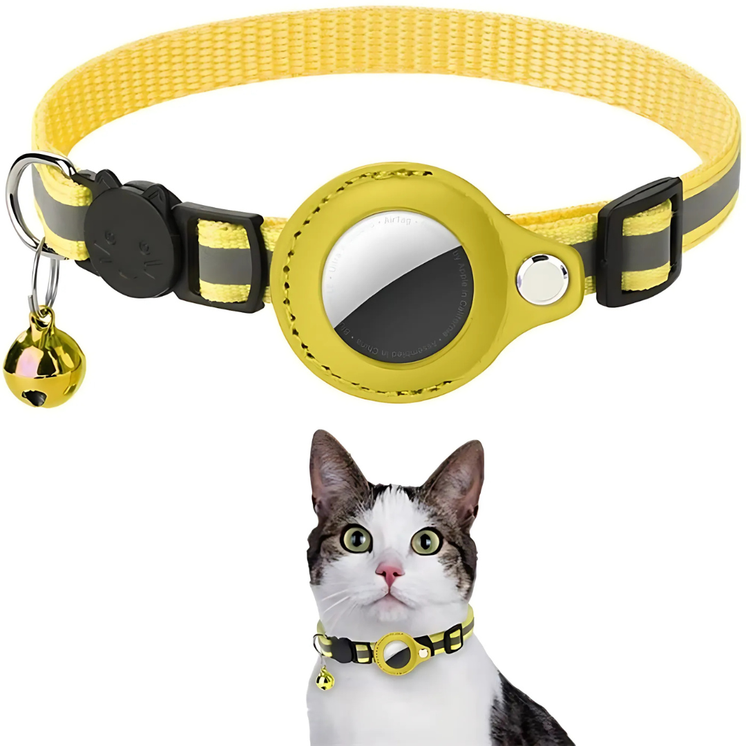 Cat Collar with Bell and GPS Holder Noxord