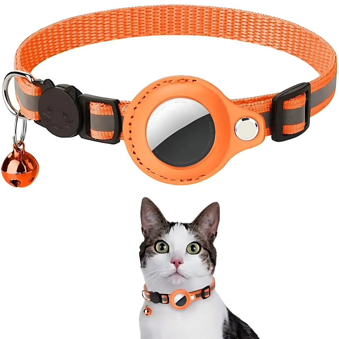 Cat Collar with Bell and GPS Holder Noxord