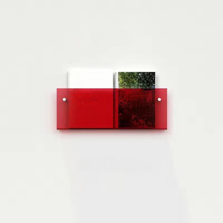Kalsten | Wall Shelf Clear Acrylic Magazine Holder