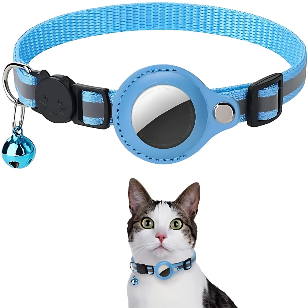 Cat Collar with Bell and GPS Holder Noxord
