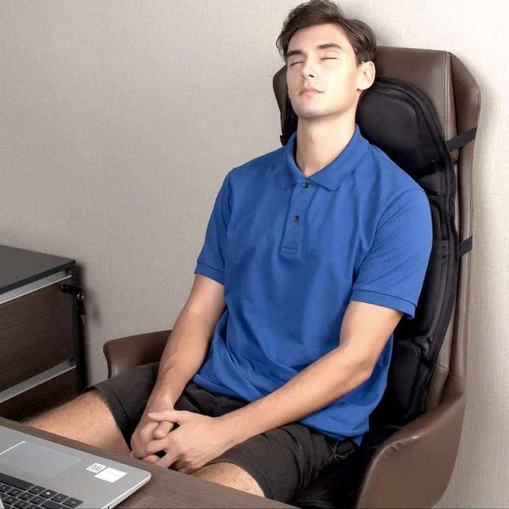 Kalsten | 8 Mode Massage Chair Pad With Heated Back Neck Cushion