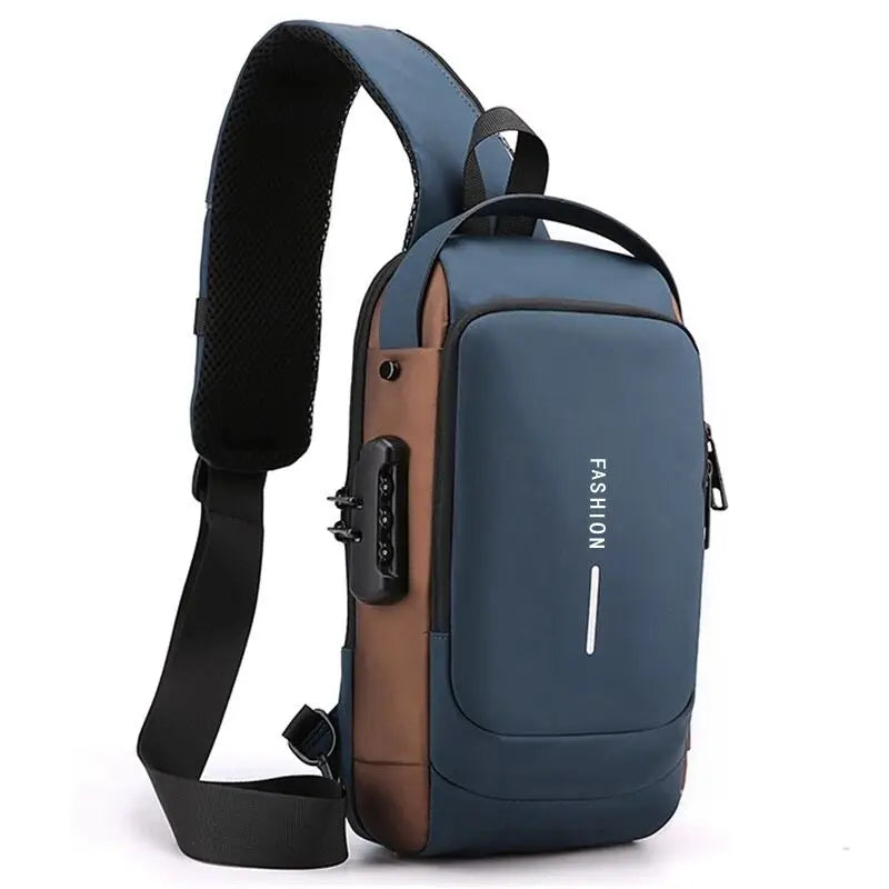 Security backpack with hidden zippers | Kalsten