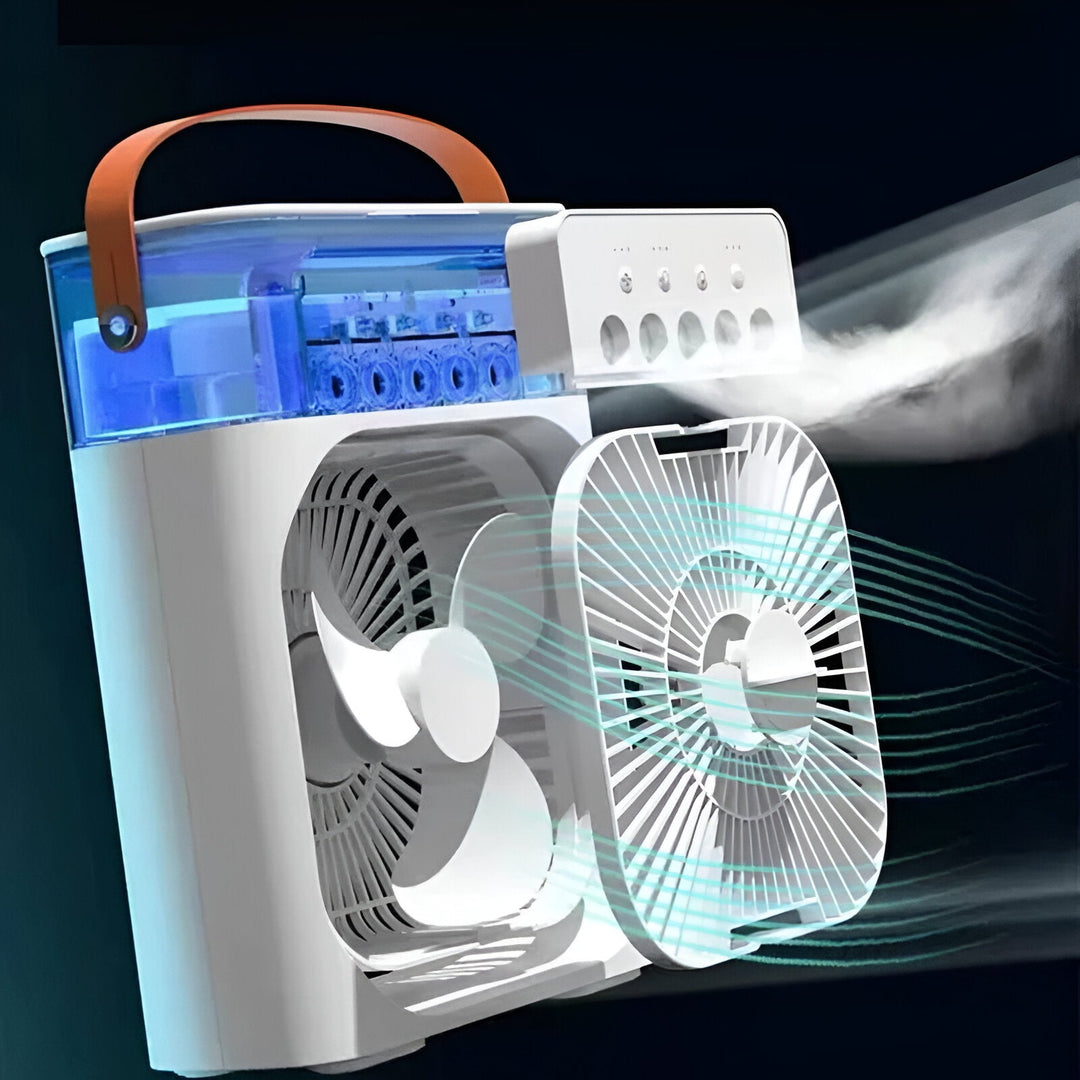 3-in-1 Air Cooler Humidifier | Portable, Adjustable Fan Speeds & Ideal for Bedrooms, Offices & Small Spaces | Kalsten