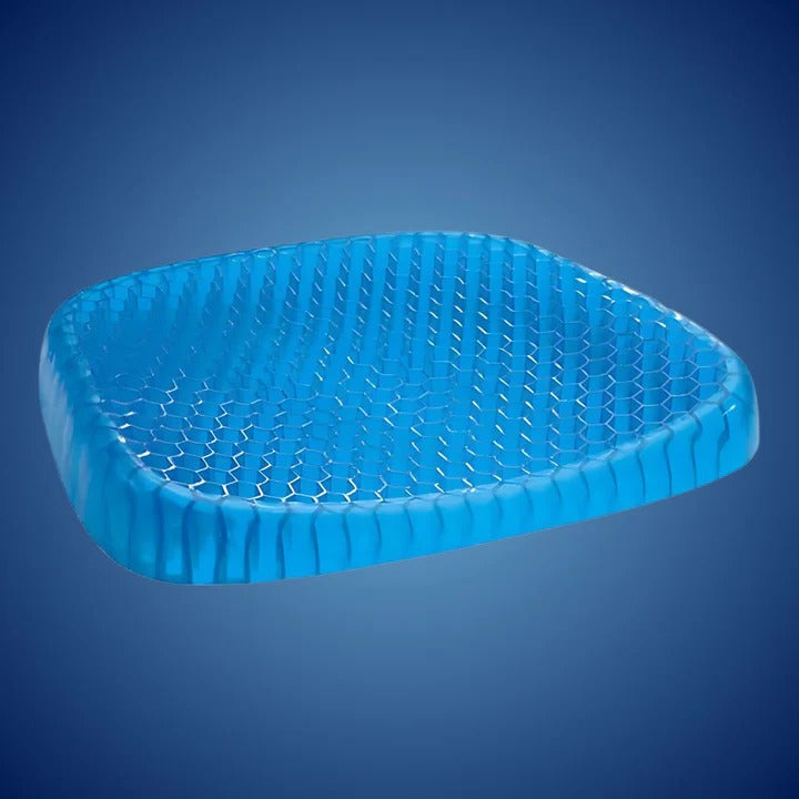 DrukVrij Orthopedic Gel Seat Cushion – Breathable Honeycomb Design for Coccyx and Back Pain Relief | Kalsten