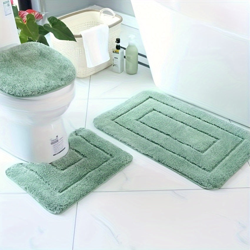 Noxord | SoftStep Luxe Bath Mat Set – Non-Slip, Quick-Drying and Washable