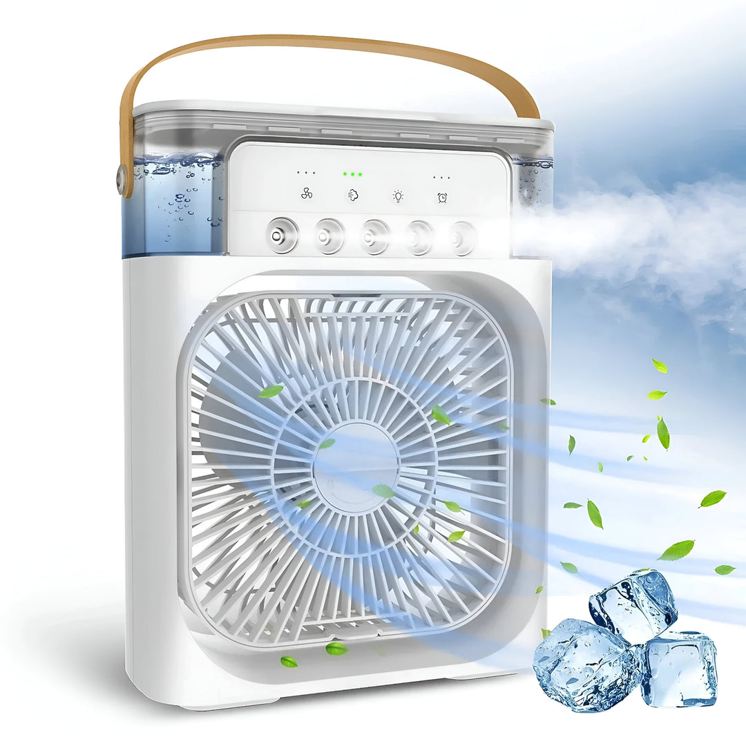3-in-1 Air Cooler Humidifier | Portable, Adjustable Fan Speeds & Ideal for Bedrooms, Offices & Small Spaces | Kalsten